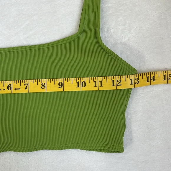 Aerie Women’s Ribbed Cropped Tank Top with Lining Size XS - Picture 3 of 6